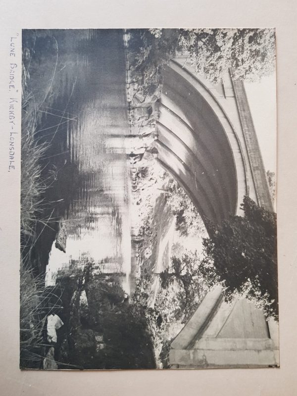 Vintage fotoplaat Lune Bridge - W.E. Anderton