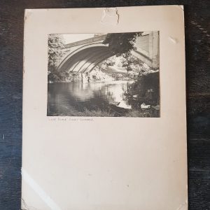 Vintage fotoplaat Lune Bridge - W.E. Anderton